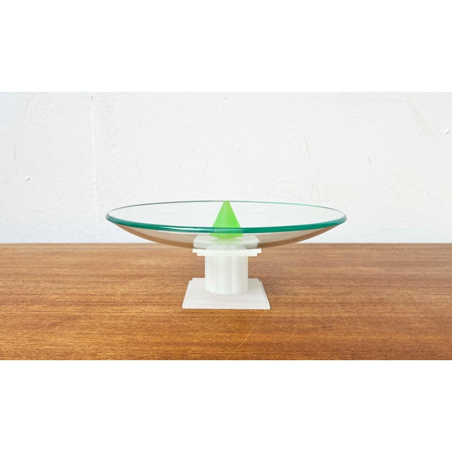 Postmodern Postmodern Glass Bowl from Montana, 1980s For Sale - Image 3 of 18
