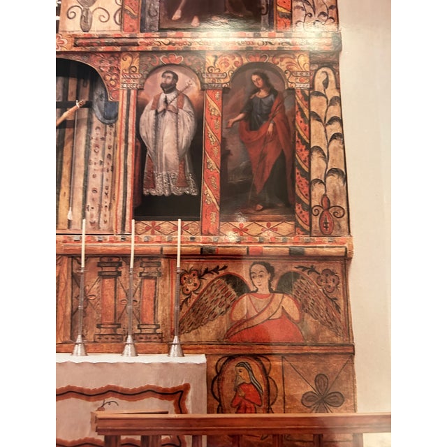 Vintage Photographic Print of Holy Cross Catholic Church Santa Cruz De La Canada Church Santa Fe For Sale In Denver - Image 6 of 9