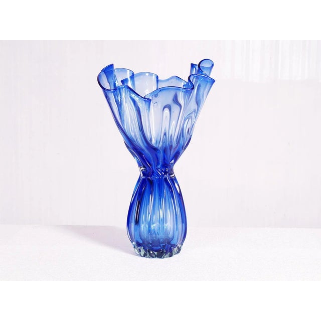 Venetian Art Nouveau Blown Murano Glass Vase from Salviati, 1920s For Sale - Image 6 of 6