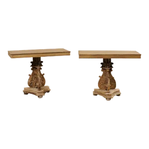 19th Century Antique Italian Consoles - A Pair