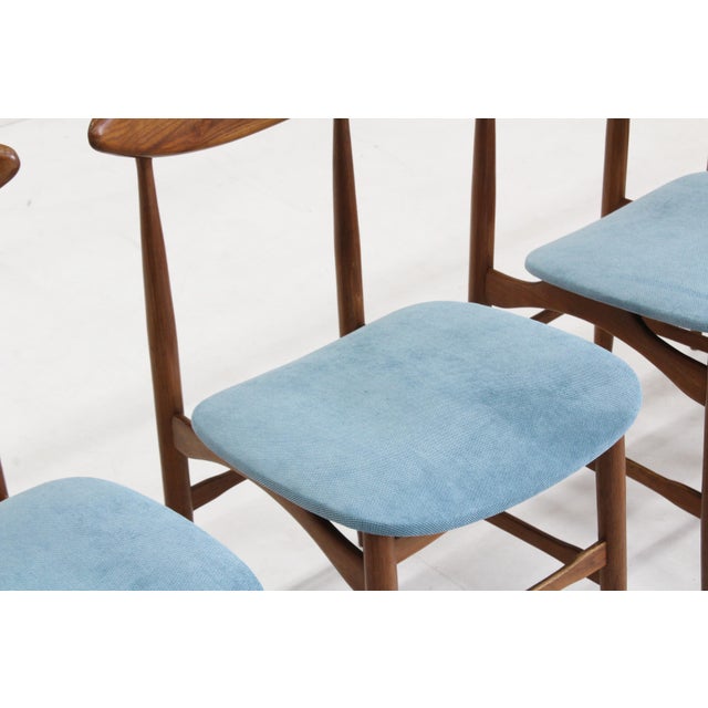 Vintage Italian Dining Room Chairs, 1960s, Set of 4 For Sale - Image 9 of 11