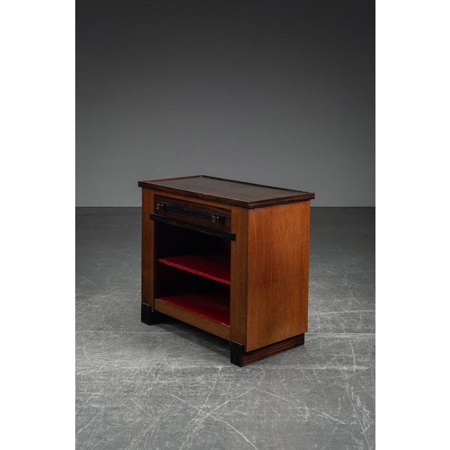 Brown Vintage Hague School Shelving by H. Wouda, 1920s For Sale - Image 8 of 16