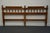 American High End Solid Hard Rock Maple Colonial Early American Style King Size Spindle Headboard For Sale - Image 3 of 6