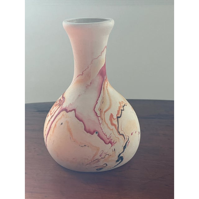 Mid 20th Century Mid 20th Century Nemadji Pottery Vase For Sale - Image 5 of 7