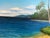 Tropical Beach Oil Painting Signed M Gordon, Palm Tree Seascape, Caribbean Coast For Sale - Image 12 of 13