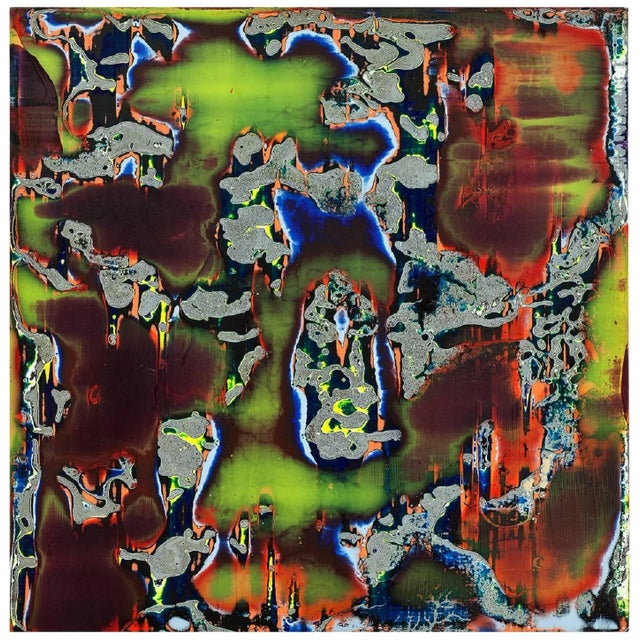 Adam Ross, Untitled, Absract, Oil Alkyd and Acrylic on Canvas over Panel, 1992 For Sale - Image 4 of 4