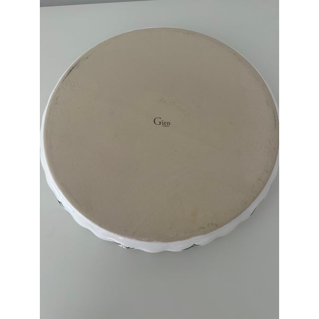 French Gien Oiseaux De Paradis Quiche Dish For Sale - Image 3 of 3
