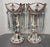 This beautiful set consists of two vintage post-WWII (1945–1952) Occupied Japan porcelain mantle lustre lamp bases....