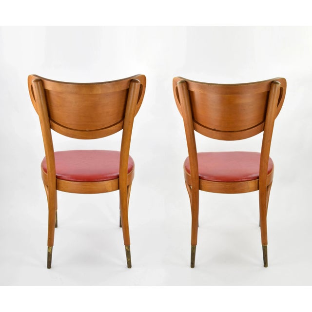 Mid-Century Modern Vintage Chairs from Stol Kamnik, 1950s, Set of 2 For Sale - Image 3 of 10
