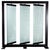 Design Plus Gallery presents a Triple Paneled Crackled Glass Divider from Diamond Sofa. This freestanding divider is built...