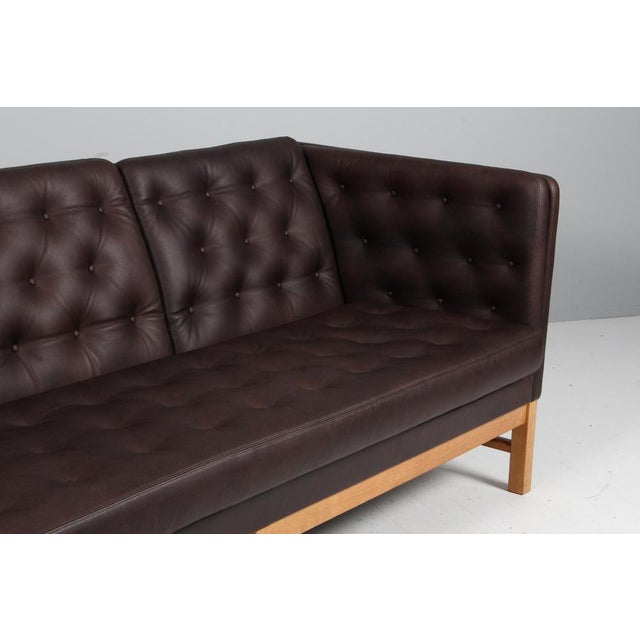 Wood Three-Seat Sofa from Erik Jørgensen For Sale - Image 7 of 9
