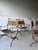 Late 20th Century Leather and Iron Scroll Dining Arm Chairs For Sale - Image 11 of 12