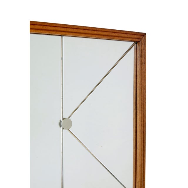 Mid-Century Modern Large Mid-Century Swedish Harlequin Mirror, 1960s For Sale - Image 3 of 7