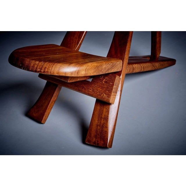 1960s Sculptural African Studio Chair, 1960s For Sale - Image 5 of 11