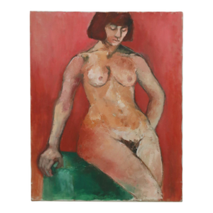 Original Painting by Sandra Orlovsky – Red Nude