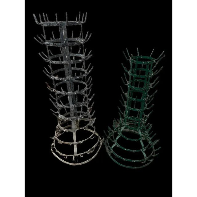 Rustic Bottle Rack for 100 Bottles, 1940s For Sale - Image 3 of 8