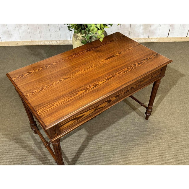 Pitch Pine Desk, Early 20th Century For Sale - Image 4 of 15