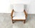 Vintage Pine Wood Armchair, 1960s For Sale - Image 3 of 11