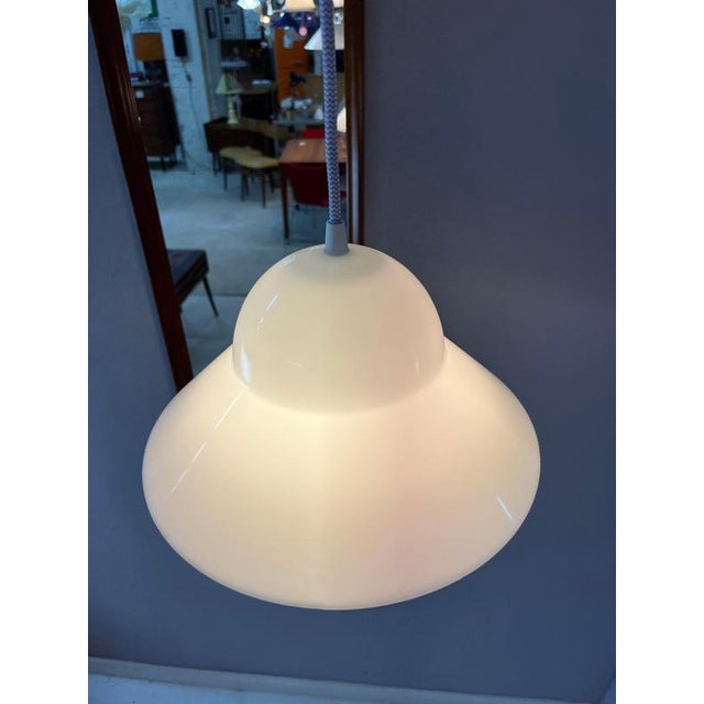 Hanging Lamp in White Plastic from Friis & Moltke For Sale - Image 6 of 11