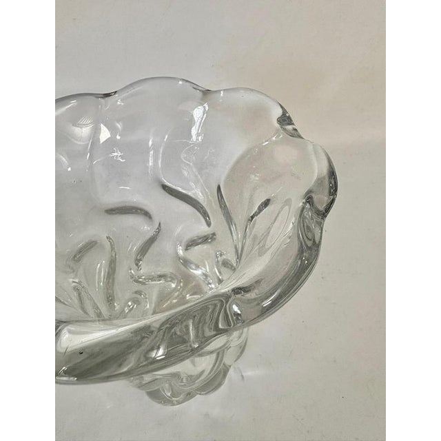 Crystal Glass Vase, France, 1970s For Sale - Image 4 of 9