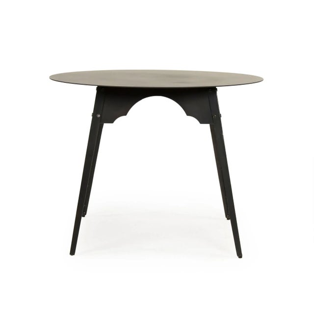 Olsen Metal Table in Black For Sale - Image 4 of 4