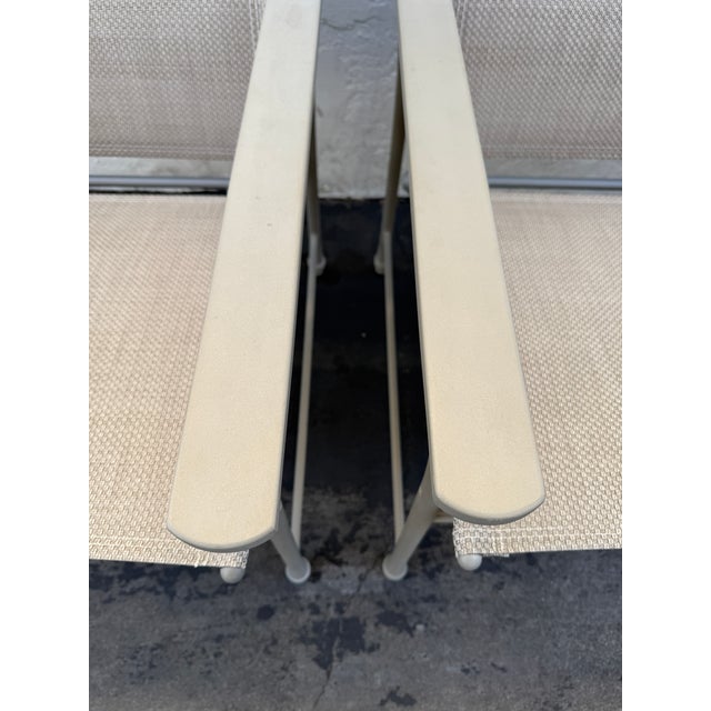 Giati Designs Aprio Collection Outdoor Arm Chairs, Set of Eight For Sale - Image 10 of 12