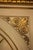 Mid 20th Century French Empire Style Beige Painted Trumeau Mirror with Carved Gilt Décor For Sale - Image 4 of 13