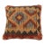 Arteverk Handwoven Afghan Kilim Pillow — Gold & Rust Diamonds For Sale