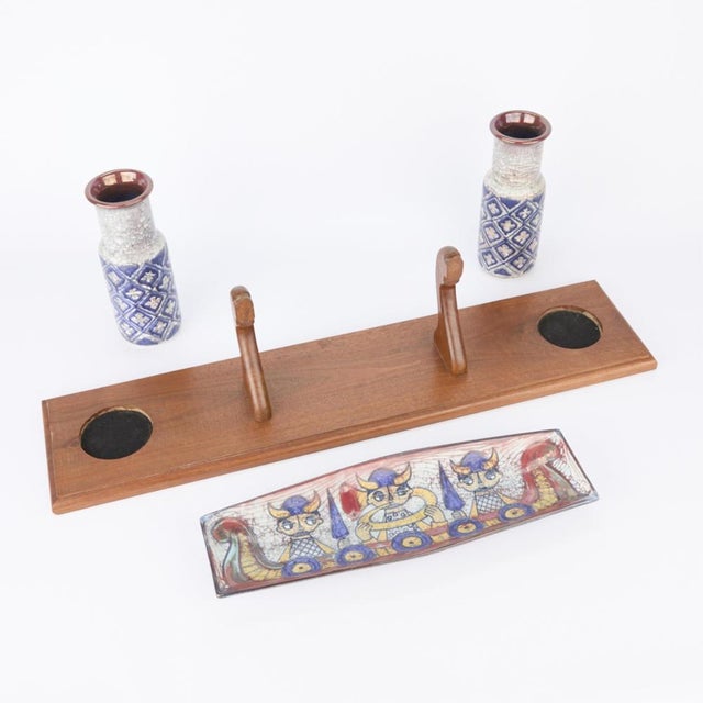 Mid-Century Modern 20th Century Danish Modern Serving Set by Marianne Starck for Michael Andersen & Son- Set of Four For Sale - Image 3 of 9