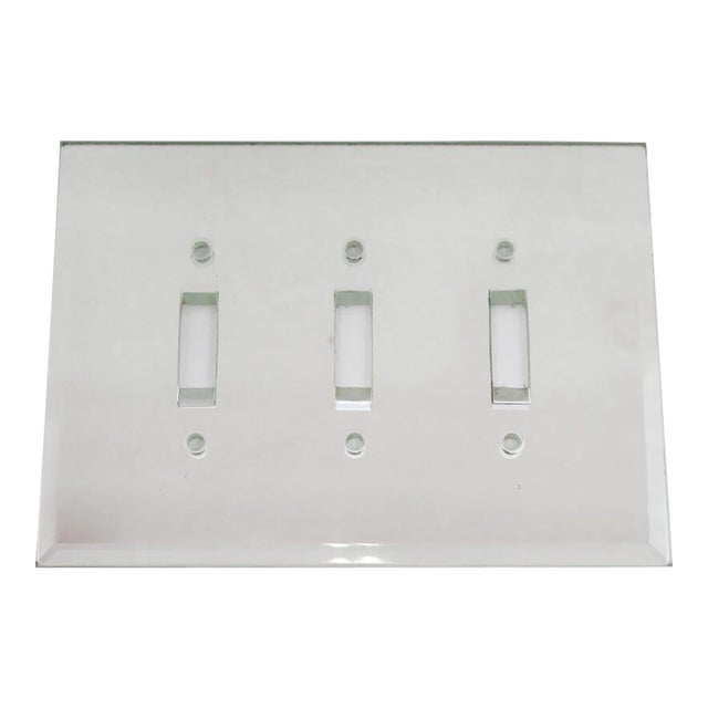 Beveled Mirror Light Switch Plate For Sale