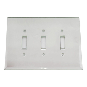 Beveled Mirror Light Switch Plate