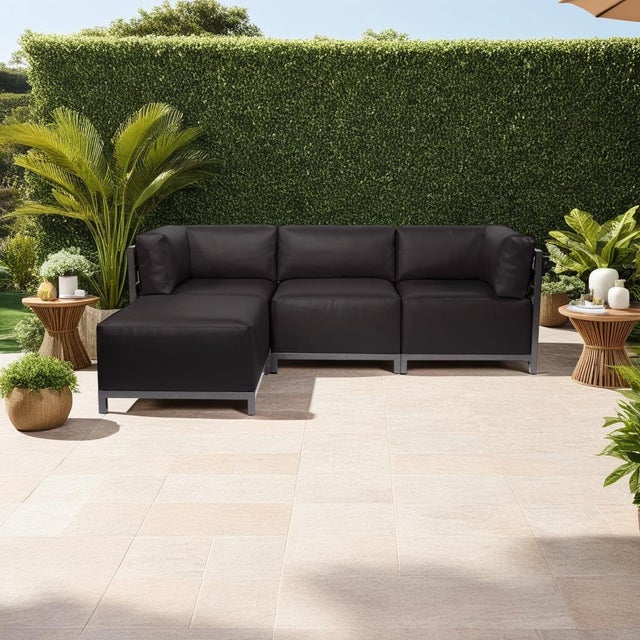 Axis 4pc Sectional Atlantis Black Titanium Frame For Sale - Image 9 of 10