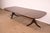 Stickley Stickley Georgian Banded Flame Mahogany Double Pedestal Extension Dining Table | Newly Refinished For Sale - Image 4 of 14