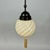 Art Deco Opaline Glass and Burnished Brass Pendants, Germany 1930s, Set of 2 For Sale - Image 16 of 17