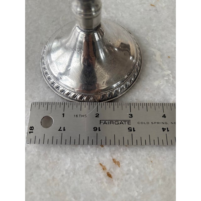 Early 20th Century Antique Sterling Silver Candle Opera For Sale - Image 5 of 8