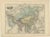 Late 19th Century Antique Map of Asia with Vignette of Benares Varanasi and Ganges River, 1892 For Sale - Image 5 of 5
