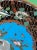 Metal Meiji Japanese Cloisonne Enamel Charger With Crab, Fish, and Marine Life in Net For Sale - Image 7 of 12