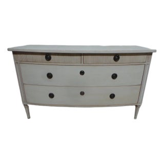 Swedish Gustavian Style 4 Drawer Chest of Drawers For Sale