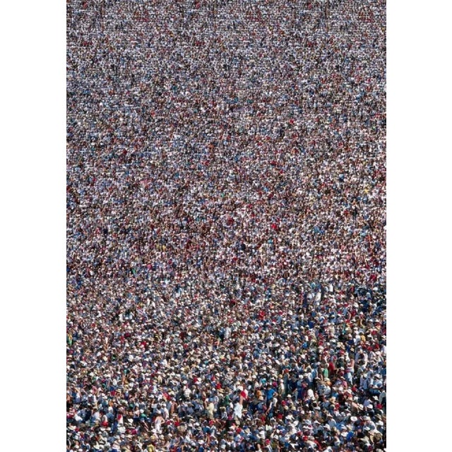 Bill Ross, Aerial of Crowded Bleachers, Photographic Paper, in Flawless conditions. Designed from 2000 This piece has an...