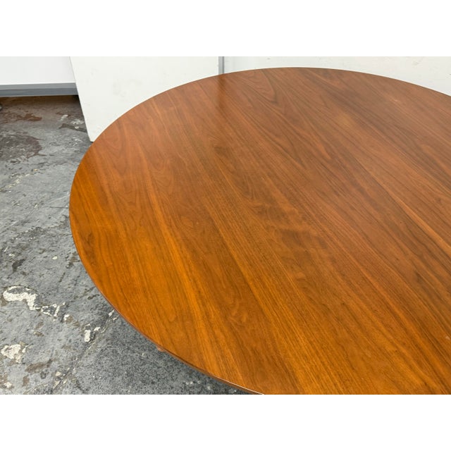 Wood West Elm Jax Round Dining Table For Sale - Image 7 of 12