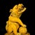 Chinese Yellow Glazed Porcelain Censer / Incense Burner With Foo Dog & Elephant Legs For Sale - Image 9 of 9