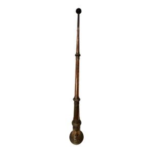 Tibetan Telescoping Long Horn Brass Copper Gems