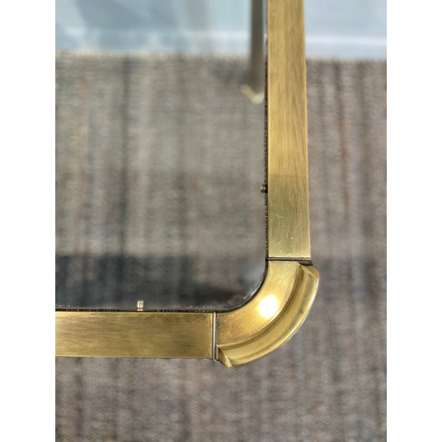 Metal 1960s Vintage in the Manner of Mastercraft Hollywood Regency Side Tables - A Pair For Sale - Image 7 of 9