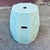 Vintage 1960s Italian Celadon Green Palm Beach Style Ceramic Faux Bamboo Garden Stool For Sale - Image 4 of 6