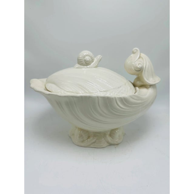 Vintage Ceramic Snail Tureen For Sale - Image 9 of 9
