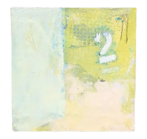"Two Palms" Original Mixed Media Art by Jill Krasner