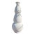 1990d Tall Moroccan Terracotta Floor Vase - White For Sale