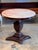 1920s Faux Rosewood Pedestal Table With Marble Top For Sale - Image 4 of 10