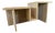 Custom-Made Wooden Minimalist White Oak Side Table & Vinyl Record Player Stand For Sale