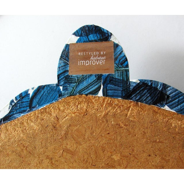 Foliage Feel Restyled Framed Mirror by Habitat Improver For Sale - Image 4 of 5